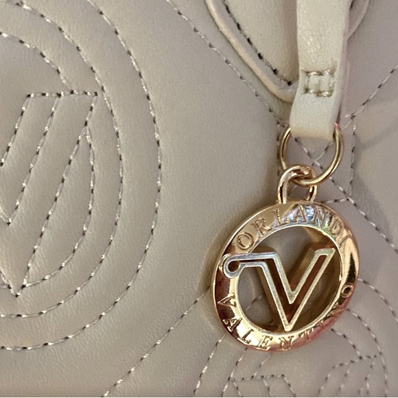 Valentino Orlandi Cream Vegan Leather Bag - Picture 2 of 7